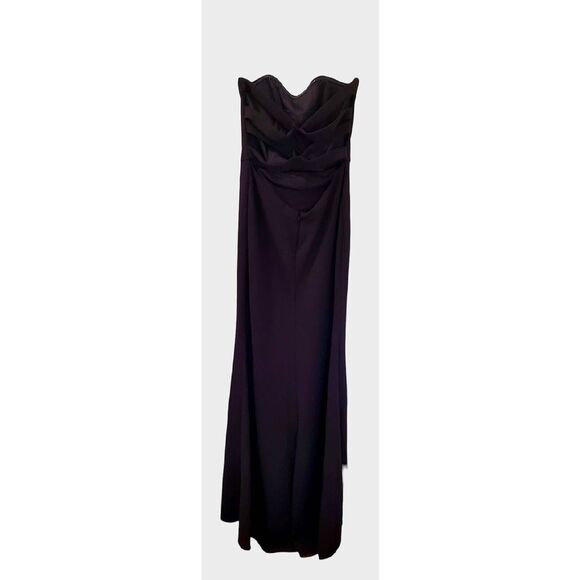 La Femme Womens Gown Dress Black Backless MSRP $499 Size 6 - Picture 4 of 5